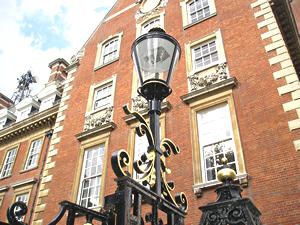 Railway offices and railings