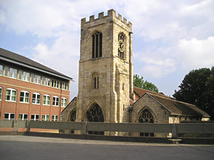 St Saviour's Church (now the ARC), from Stonebow