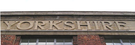 From the inscription on the old The Yorkshire Herald building