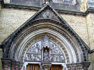 St Wilfrid's Church – intricate Victorian carving