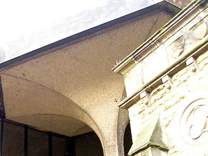 Theatre Royal, 1967 extension and Victorian front – detail