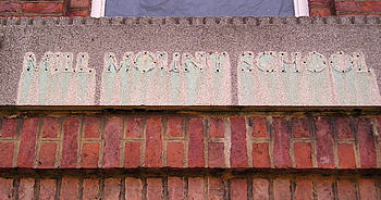 Faded reminder: Mill Mount School
