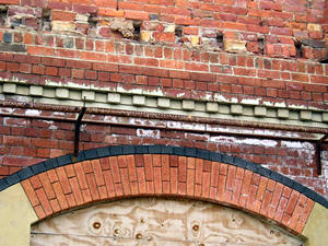 Former carriageworks building: detail