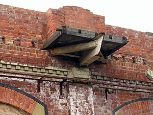Former carriageworks building: detail