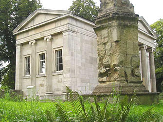 Cemetery chapel, view 2