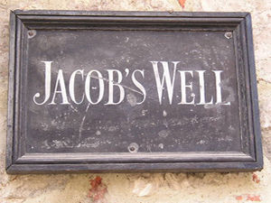 Jacob's Well – sign