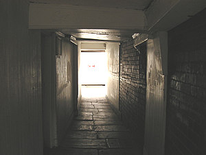 Mad Alice Lane, towards its Low Petergate entrance