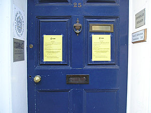 A door on Bootham – formerly the Roxy
