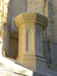 Decorative detail – newly carved