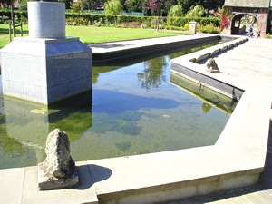 Rowntree Park, water feature