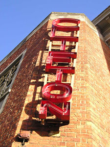 Illuminated sign, Clifton Bingo