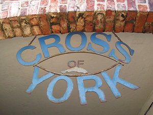 Old metal sign – Cross of York