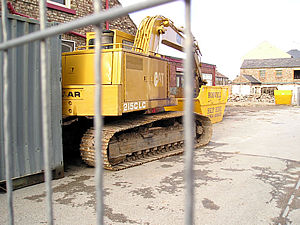 Demolition/construction site, Laurens Manor