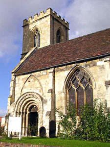 St Denys' Church, from St Denys' Road