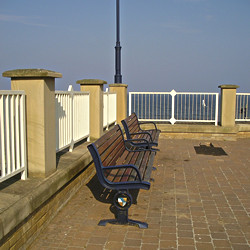 Filey – benches by the sea