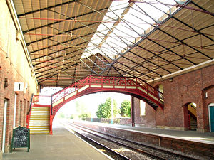 Filey railway station interior