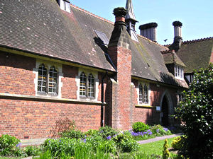 Village school building – detail