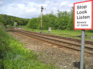 Railway line at Kirkham